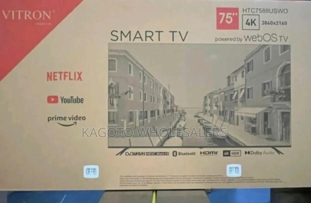 Restocked Brand New V75inches Vitron 75inches Smàrt Tv - main view