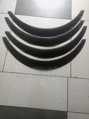 4pcs Black Fender Flares Universal Fit