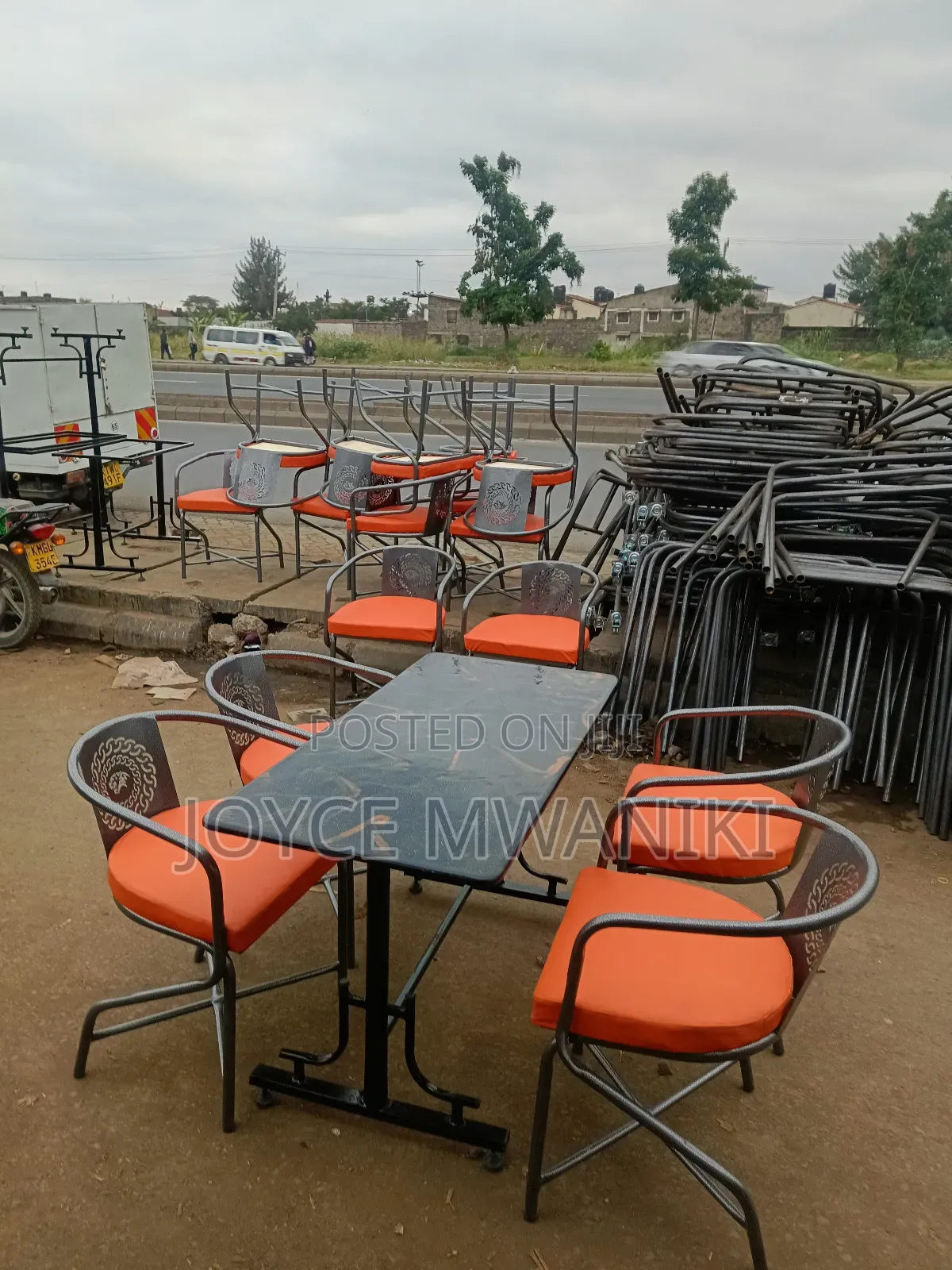 Powder Hotel or Restaurant Set, Orange 