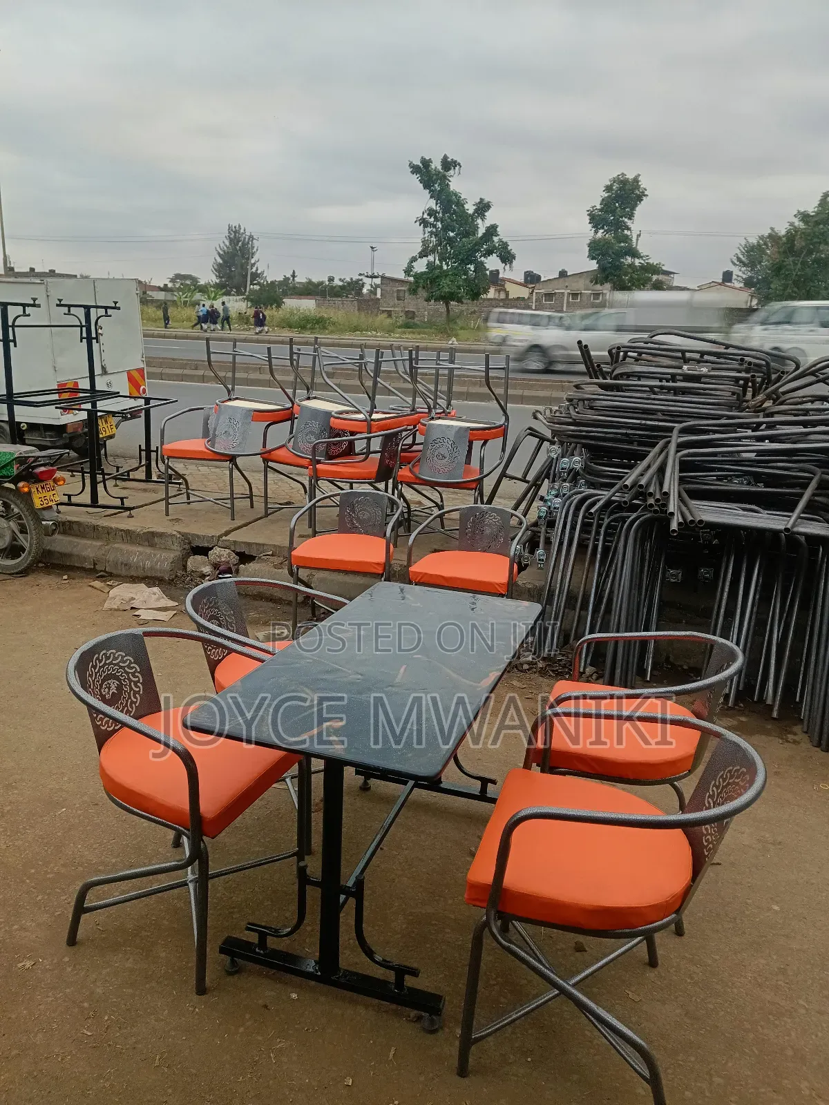 Powder Hotel or Restaurant Set, Orange 
