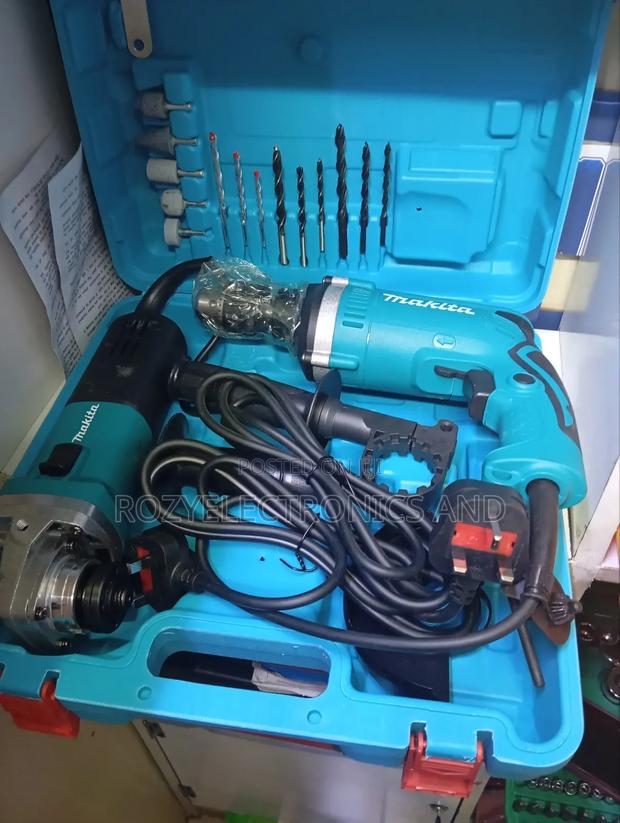 Makita Combo Tools Set Grinder and Drill - main view