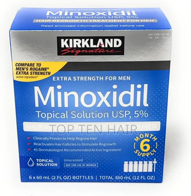 Men's Kirkland 5% Minoxidil Topical Solution. With Dropper. - thumbnail 4