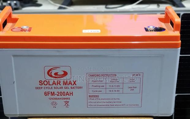 200ah Solarmax Gel Battery - main view