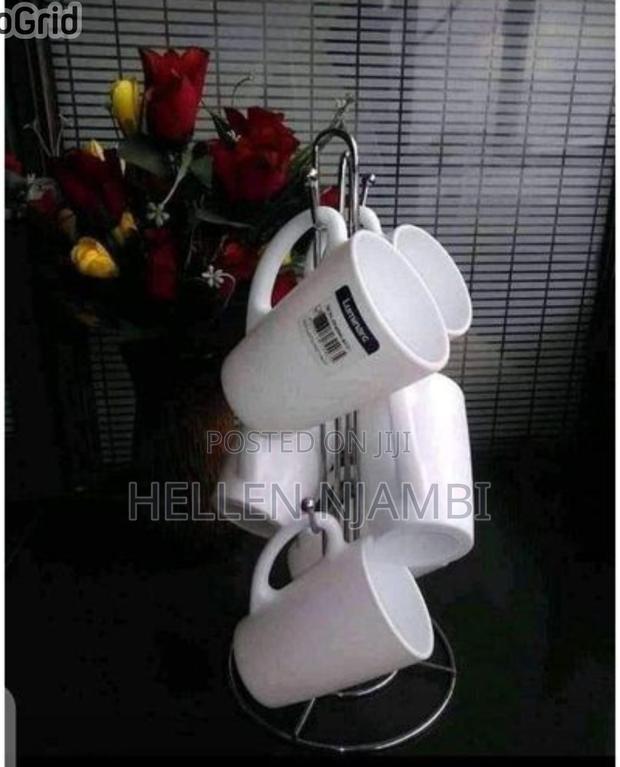 Luminarc 6pcs Set White New Morning Ceramic Cups - main view