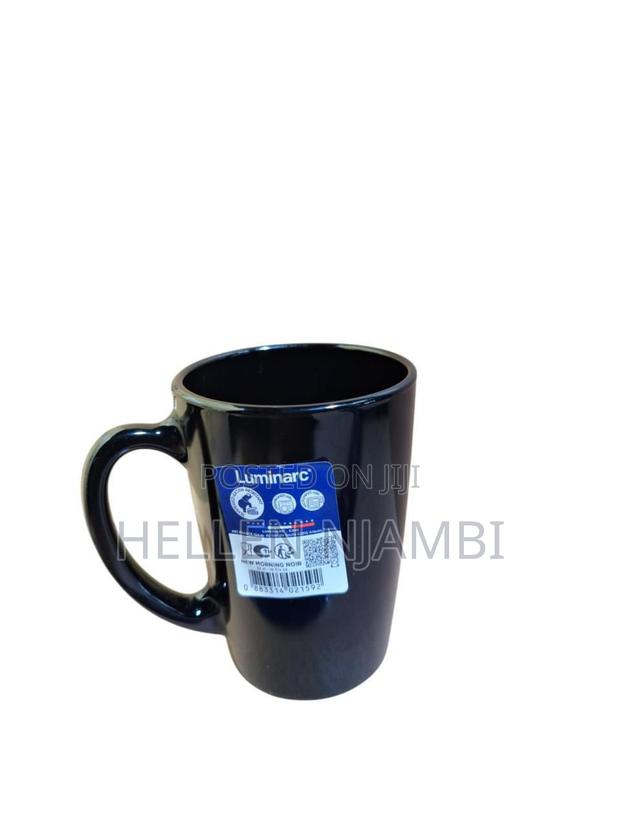 Luminarc 6pcs Set Black New Morning Ceramic Cups