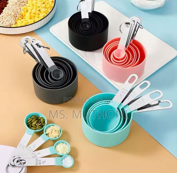8pcs Multipurpose Measuring Spoons/Cups - thumbnail 2