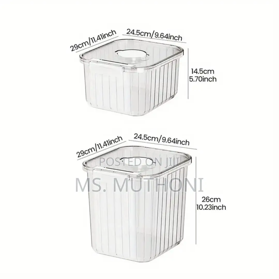 Large Capacity Acrylic Cereal Container* 5kg /10 Kg