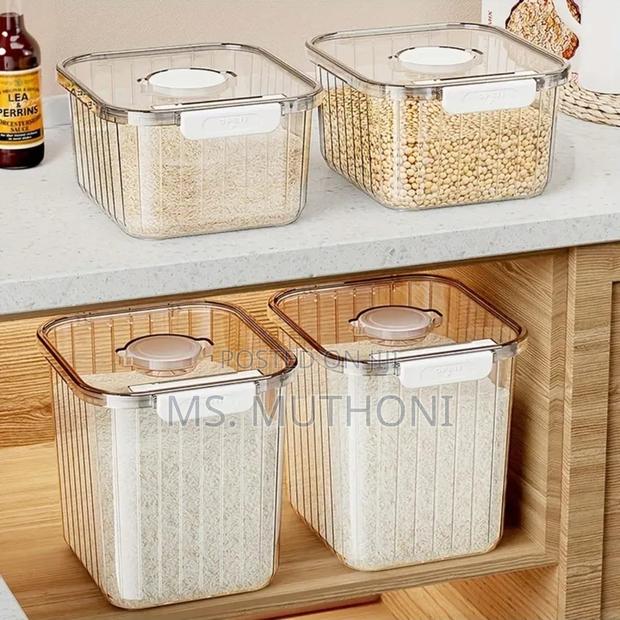 Large Capacity Acrylic Cereal Container* 5kg /10 Kg - thumbnail 2