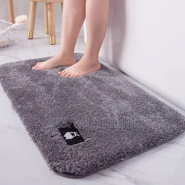 Plain Color Bathroom Mat Rubber Bottom Super Absorbent - thumbnail 6