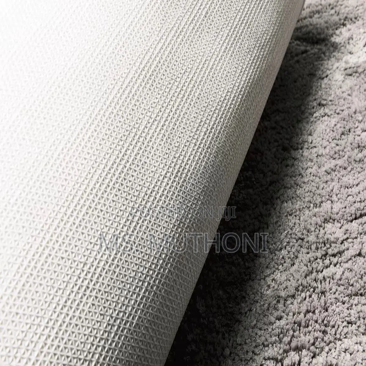 Plain Color Bathroom Mat Rubber Bottom Super Absorbent