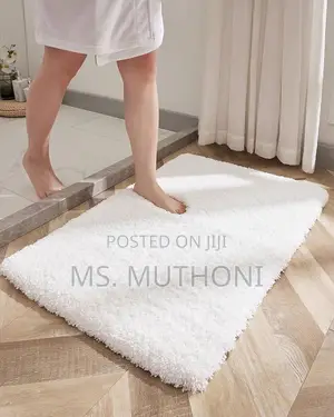 Rubber Bottom Bathroom Absorbent Fluffy Mat