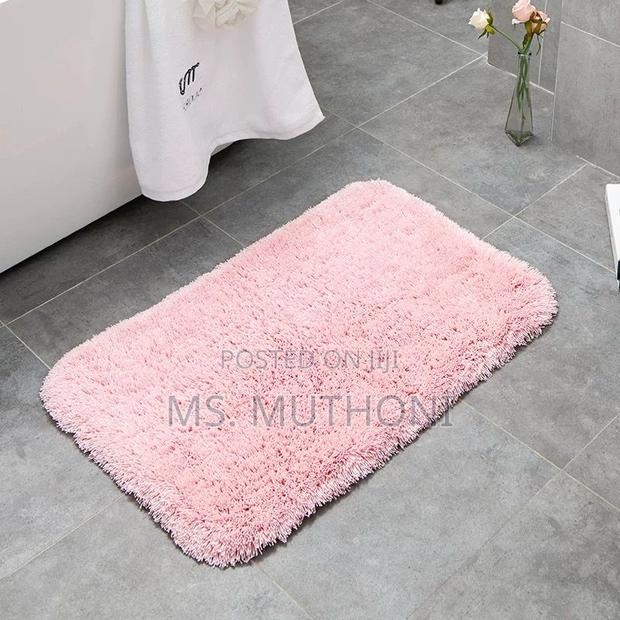 Rubber Bottom Bathroom Absorbent Fluffy Mat - thumbnail 3