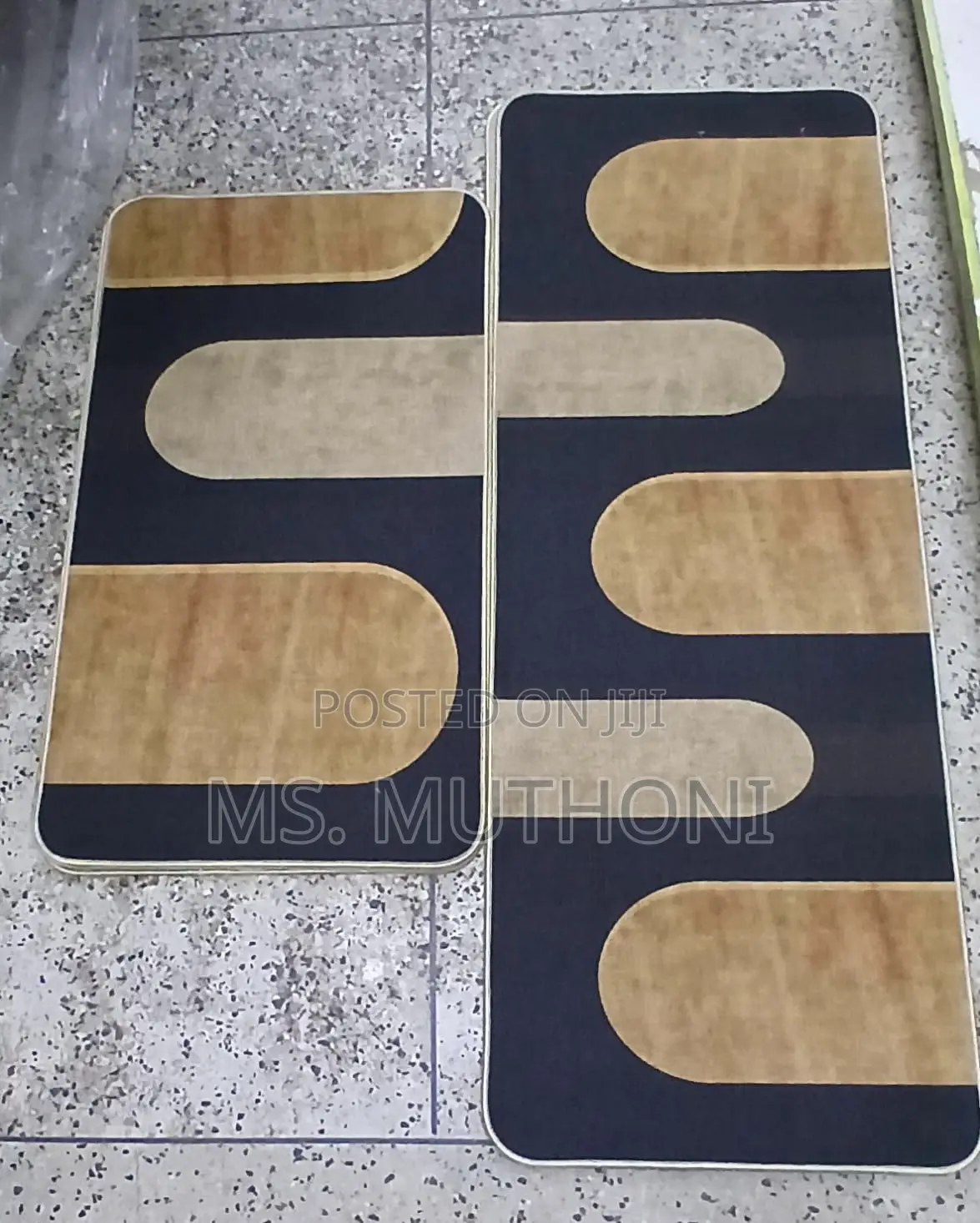 Quality Heavy 2 in 1 Rubber Bottom Kitchen Mats