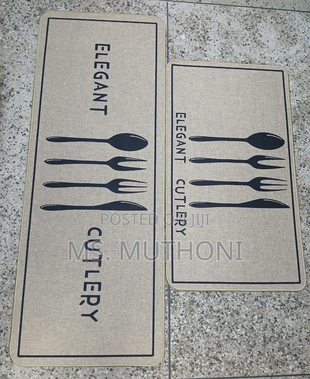 Quality Heavy 2 in 1 Rubber Bottom Kitchen Mats - main view