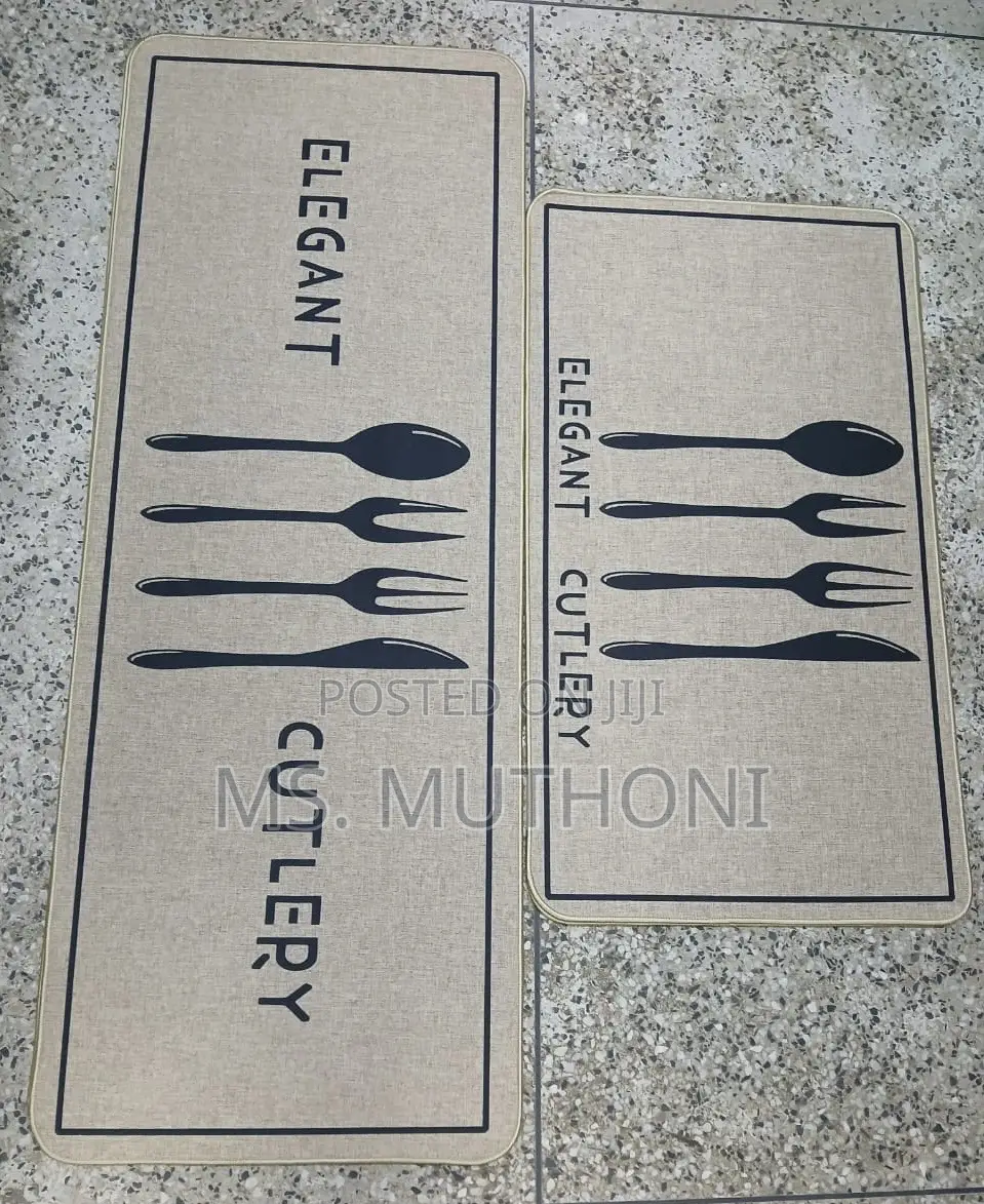 Quality Heavy 2 in 1 Rubber Bottom Kitchen Mats