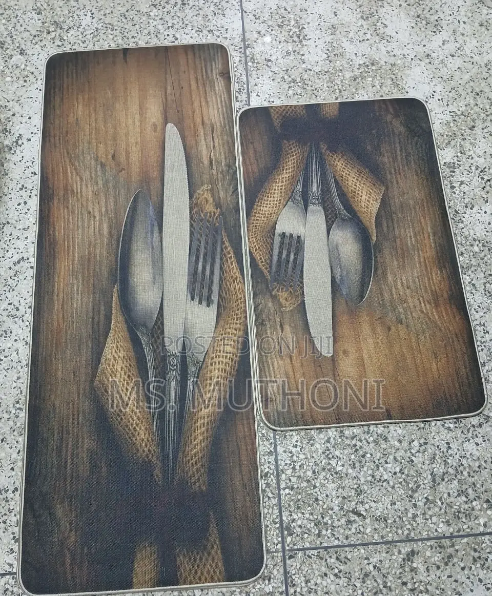 Quality Heavy 2 in 1 Rubber Bottom Kitchen Mats