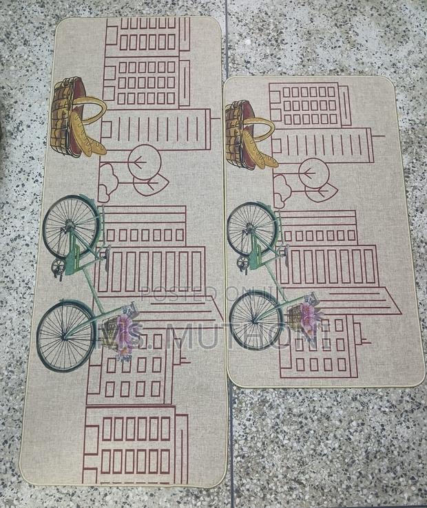 Quality Heavy 2 in 1 Rubber Bottom Kitchen Mats - thumbnail 2