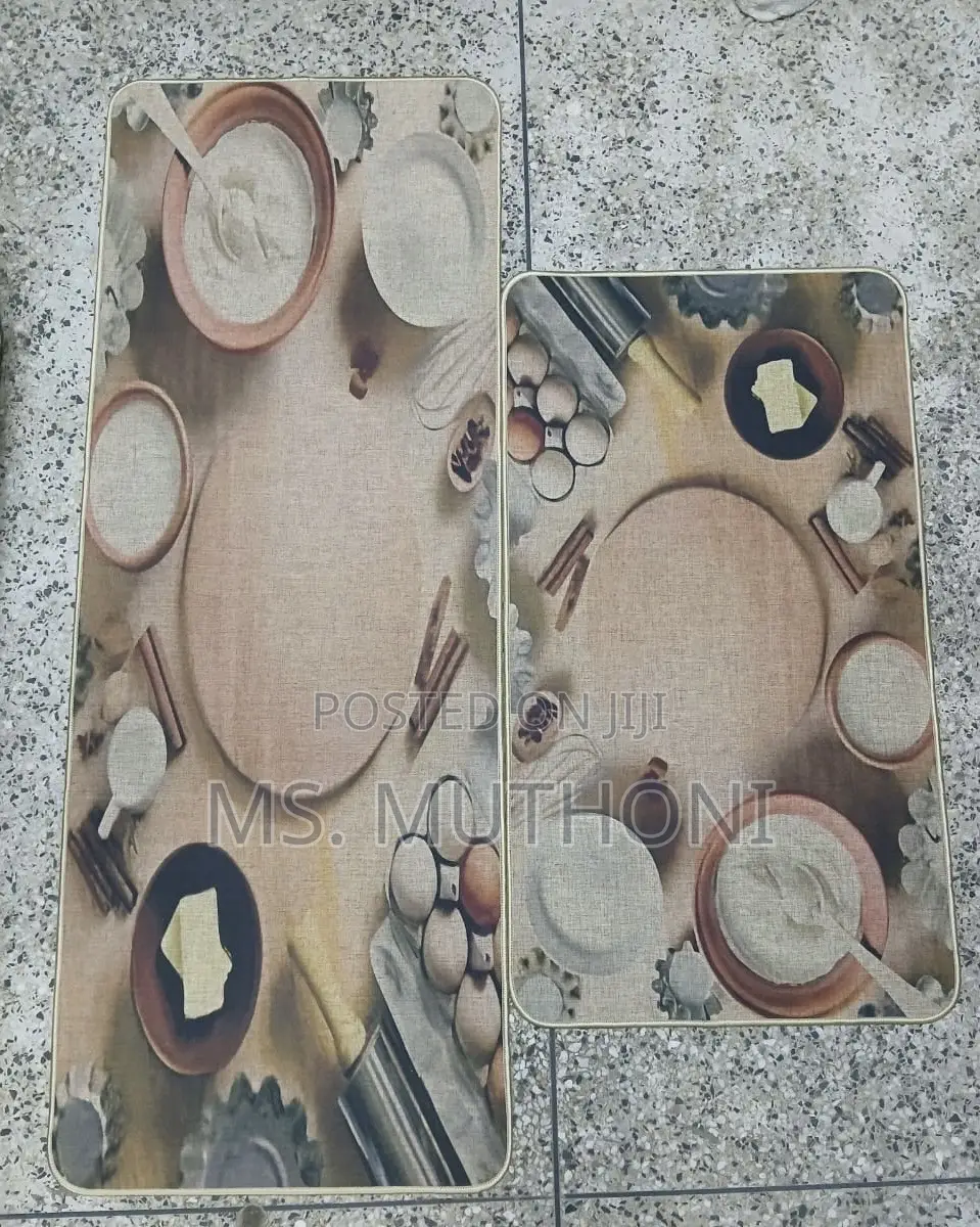 Quality Heavy 2 in 1 Rubber Bottom Kitchen Mats