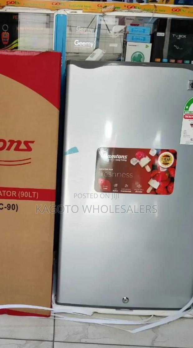 Ramtons Single Door Refrigerator 90litres Silver R90l