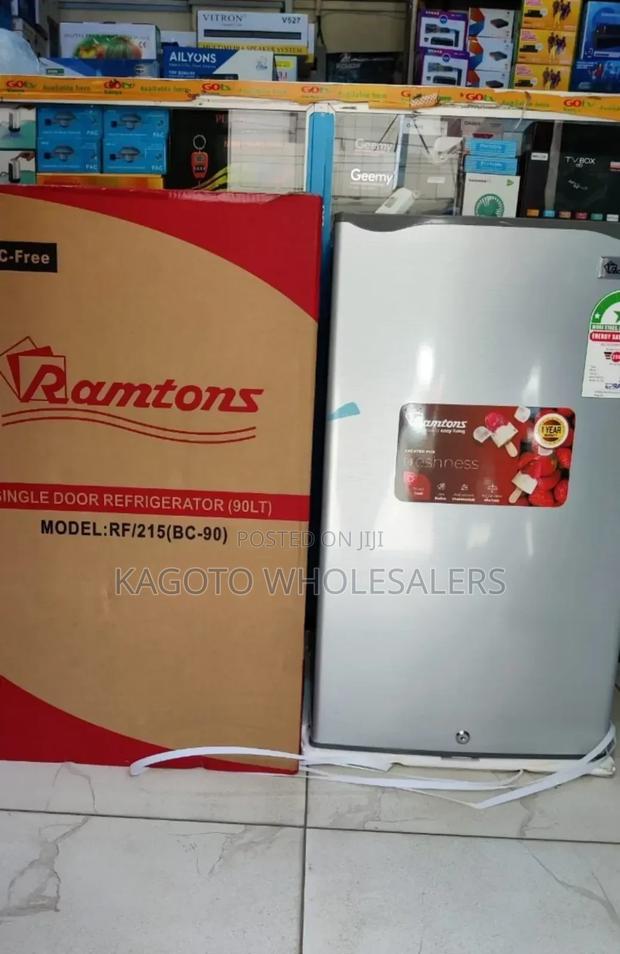Ramtons Single Door Refrigerator 90l Silver R90l