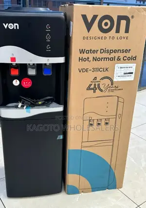 Von Dispenser 3taps Hot, Normal + Cold. Black Vn3t