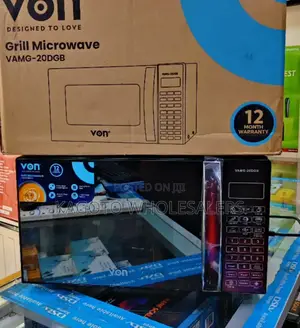 Von Microwave Oven 20litres With Grill Black Vnm20g