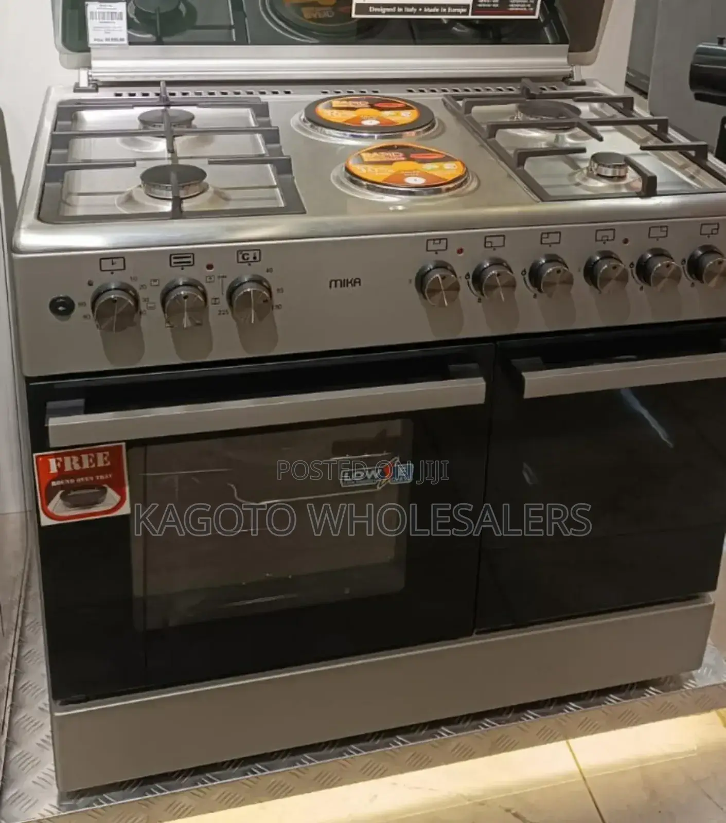 Mika Standing Cooker, 90cm X 60cm, 4 Gas_model_ Mst9042e