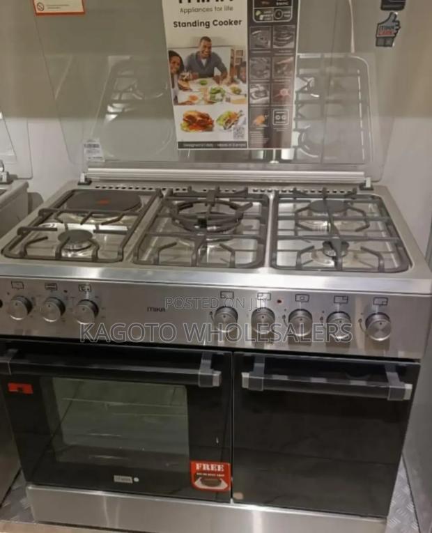 Mika Standing Cooker, 90cm X 60cm, 4 Gas Mkb4