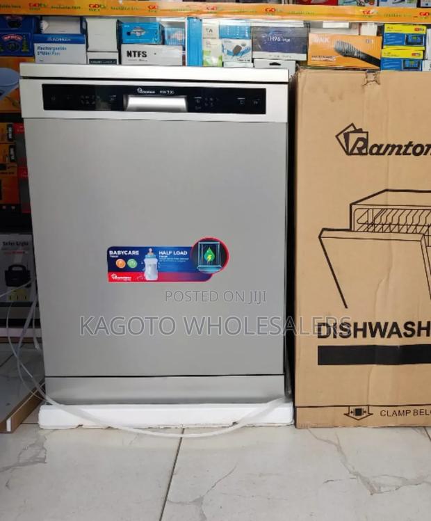 Ramtons Dish Washer Machine Modernized Silver D2w - main view