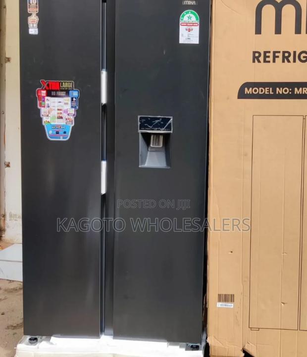 Mika Fridge 595litres Side by Side No Frost + Dispenser M595