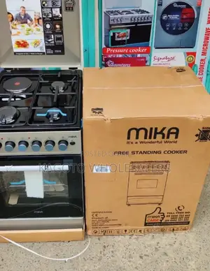 Mika Standing Cooker, 50cm X 60cm Silver Mst560p