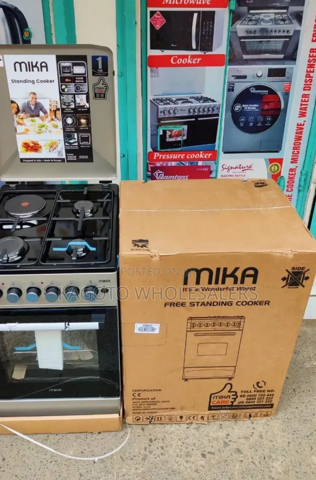 Mika Standing Cooker, 50cm X 60cm Model: Mst560p