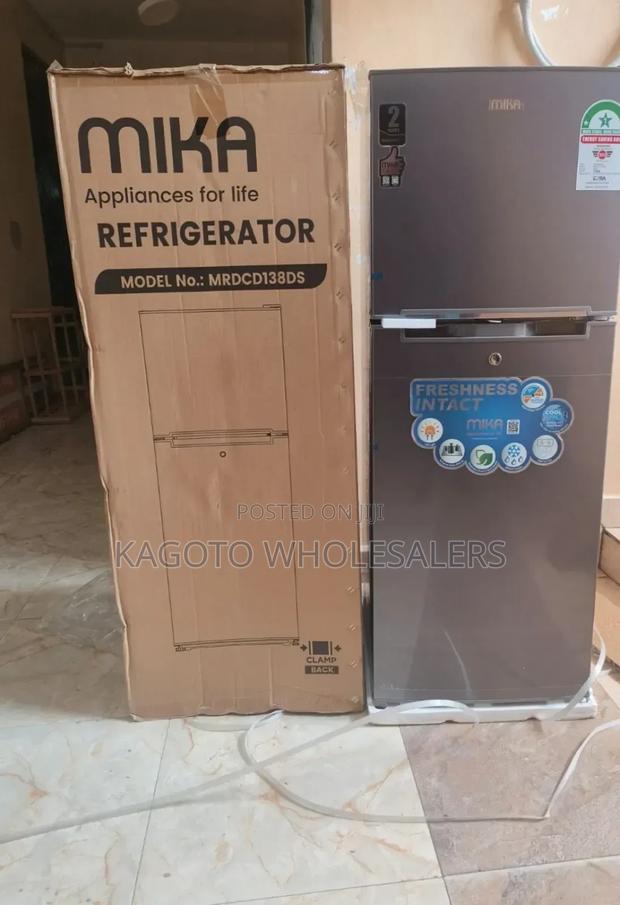 Mika 138litres Two Door Refrigerator Mk138/Dd