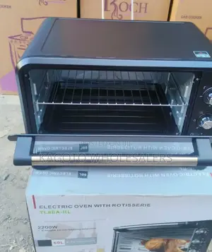 60 Litres Tlac Electric Oven With Rotisserie Black Tl60m