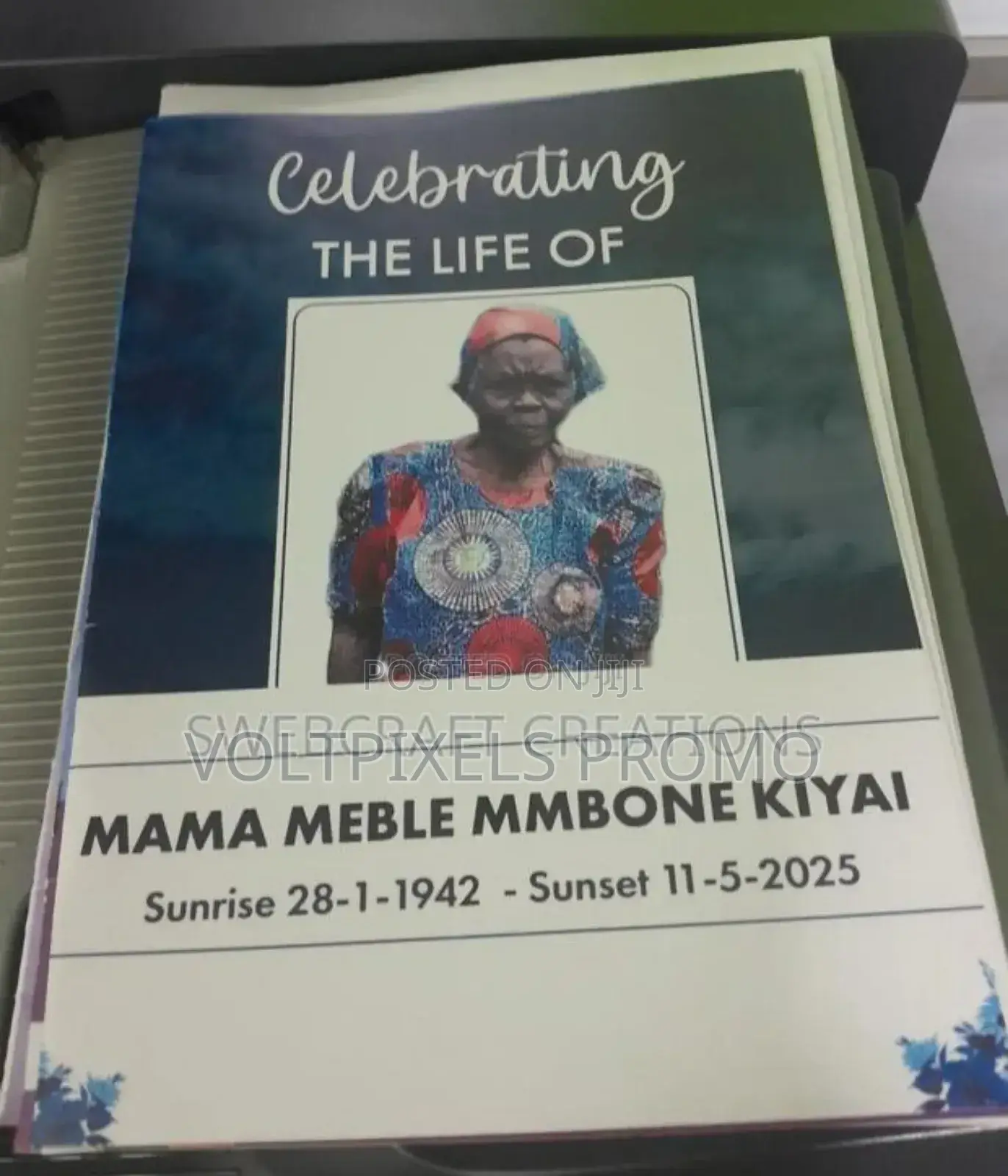Funeral Program Design and Printing