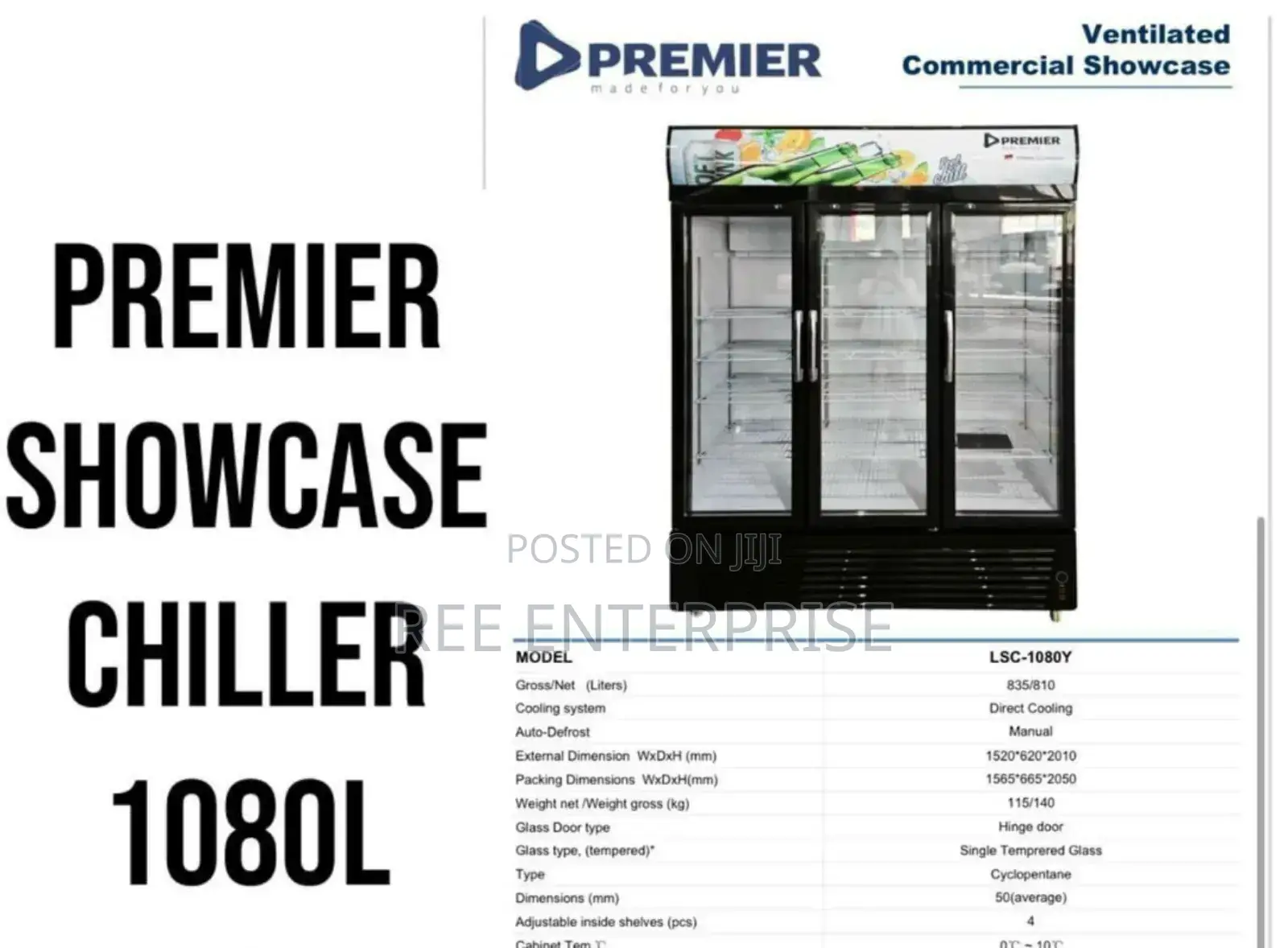 1080 Premier Showcase Chiller