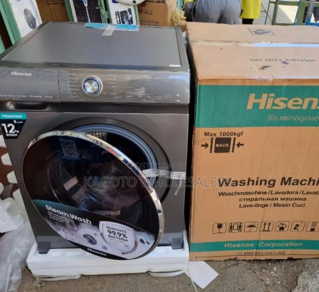 Front Load Hisense Machines 12kg Wash and Dry Hwd1 - main view