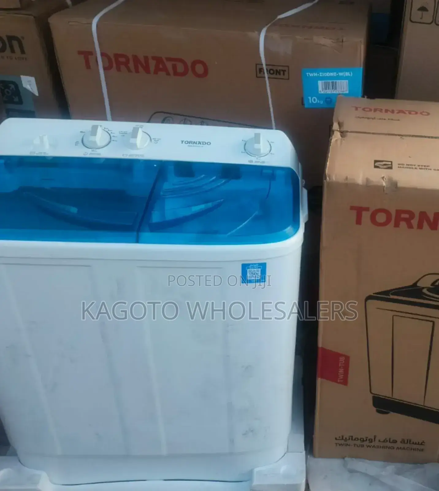 7kgs Tornado Twin Tub Washing Machine T7kg/TWM
