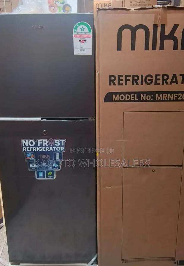 Mika 202litres No Frost Two Door Refrigerator M/Ka202l/Dd