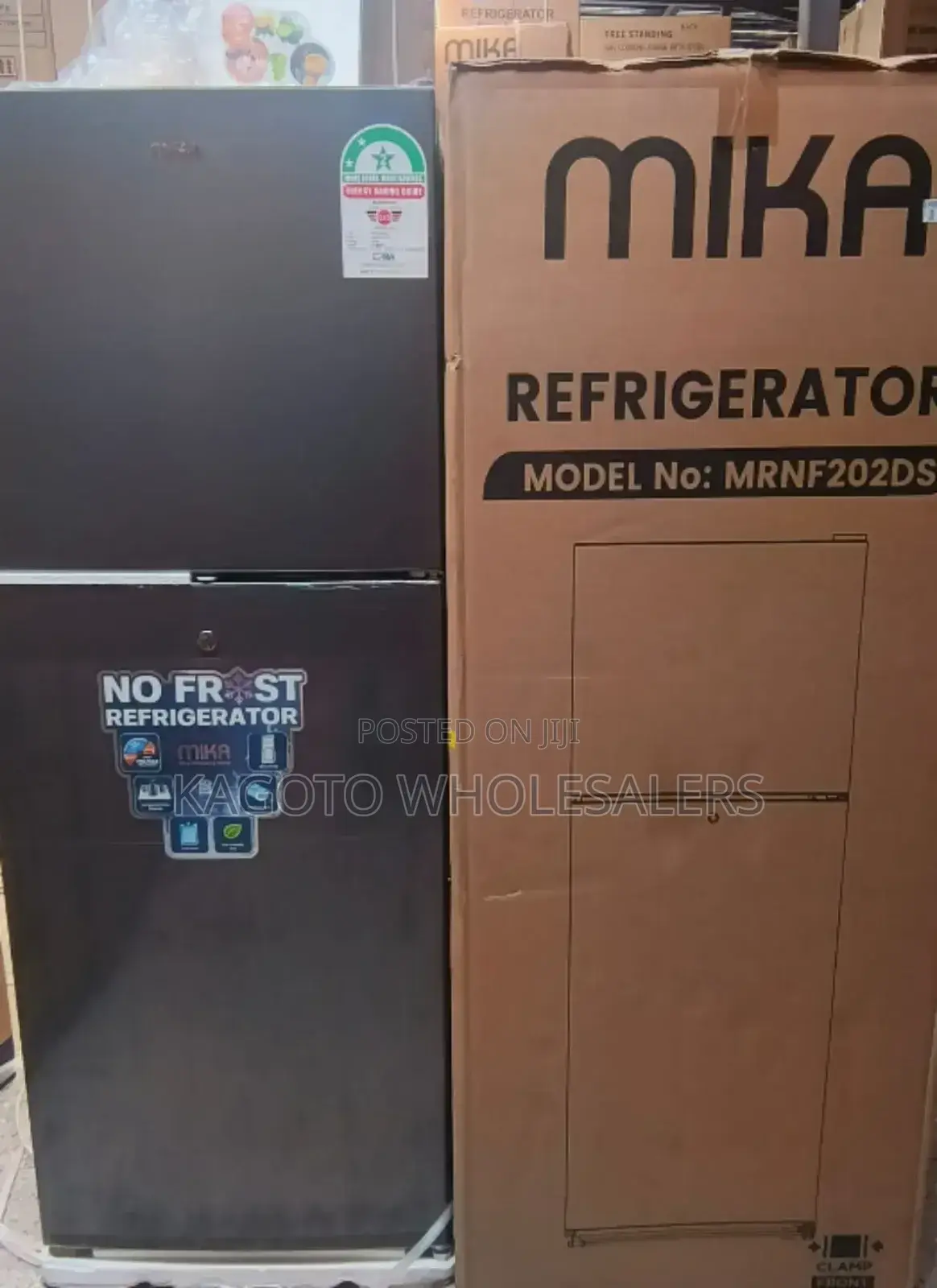 Mika 202l No Frost Double Door Refrigerator M/Ka202l/Dd
