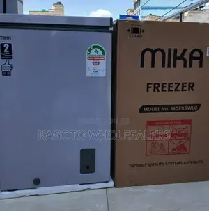 95l Mika Deep Chest Freezer Silver M95fr