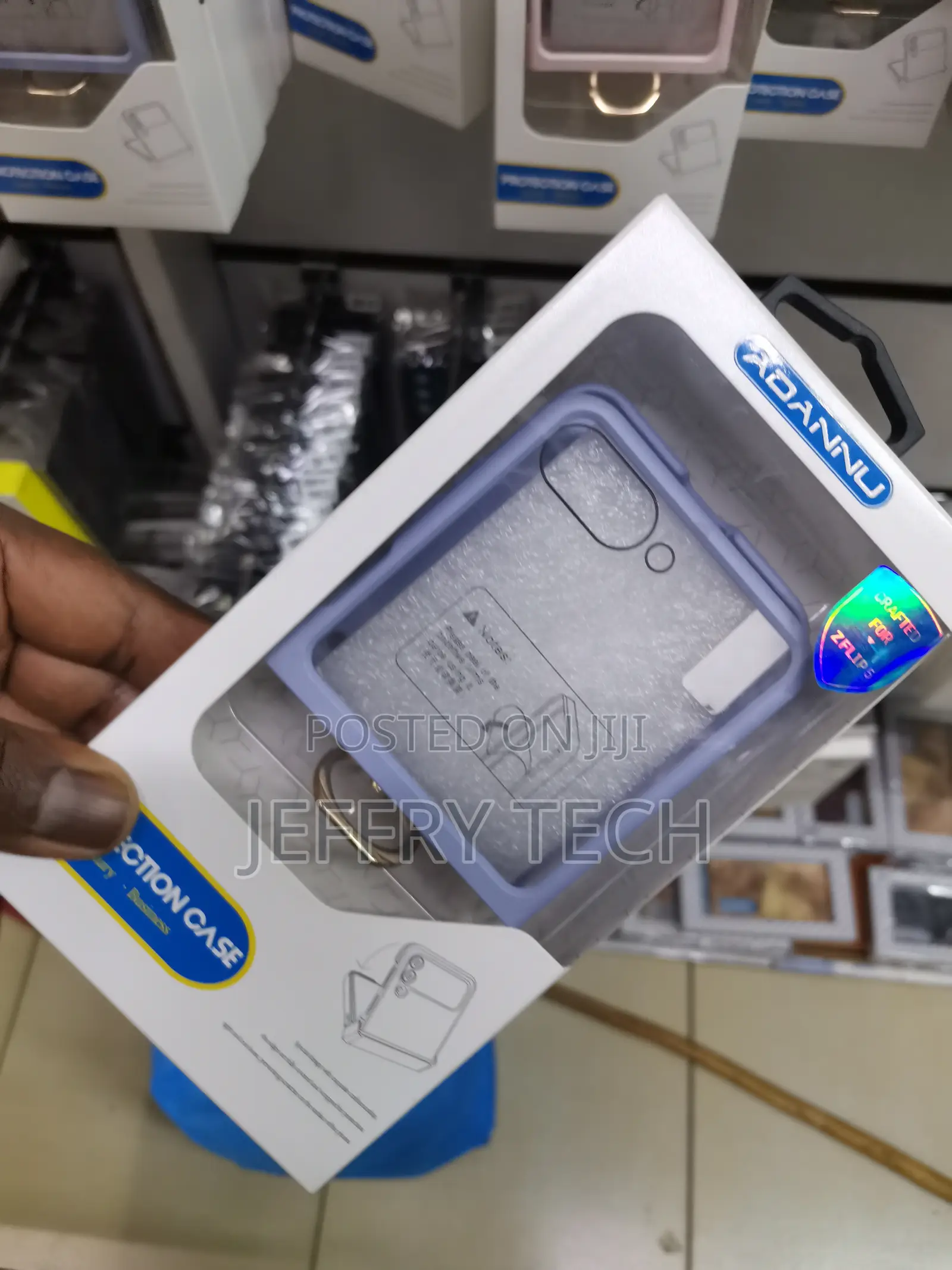 Samsung Galaxy Z Flip 6 Case Withhinge Protection Clear Case