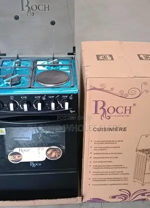 Roch Black 50×55 Standing 3+1 Cooker R50/3g