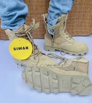 Tactical Millitary Combat Outdoor Boots With Zipper