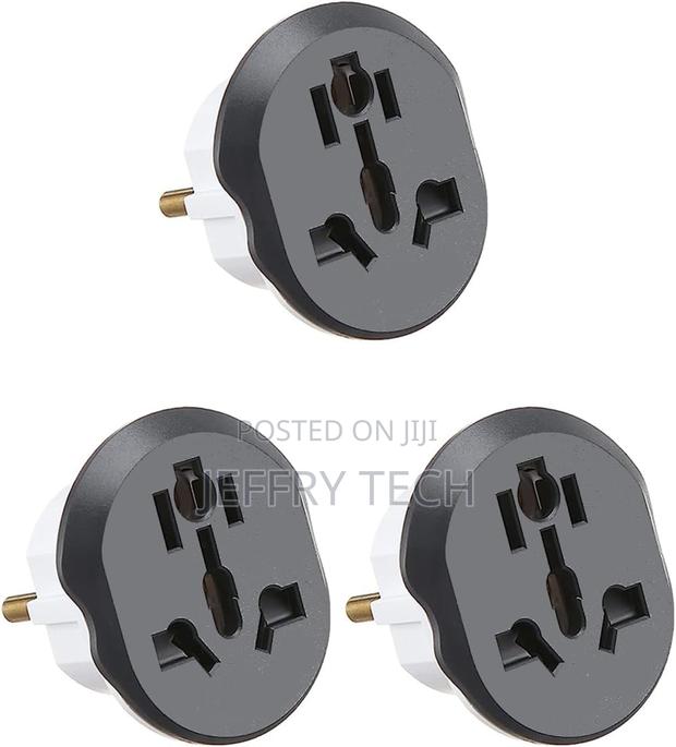 Power Plug Adapter - Power Adapter 220v / 16a - White - 3 Pc
