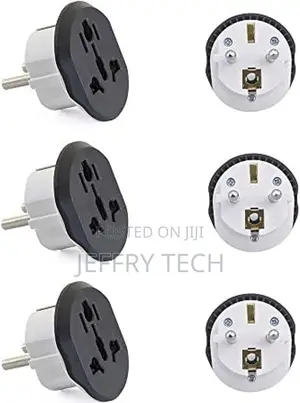 Power Plug Adapter - Power Adapter 220v / 16a - White - 3 Pc