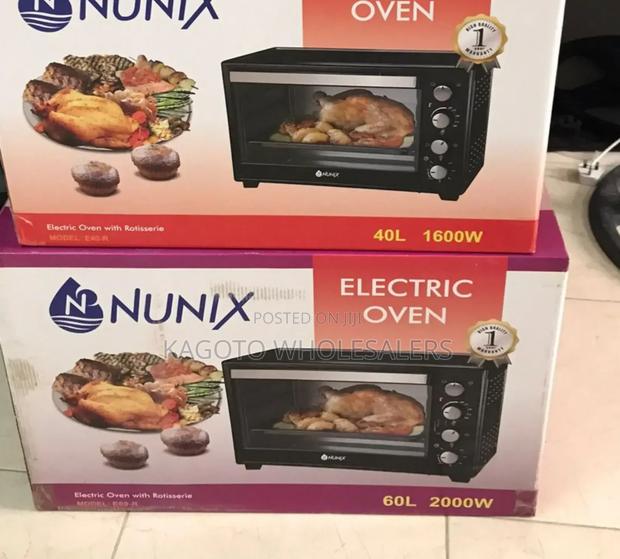 Nunix 60 Litres Rotisserie Oven With Knob Setting Nu60l