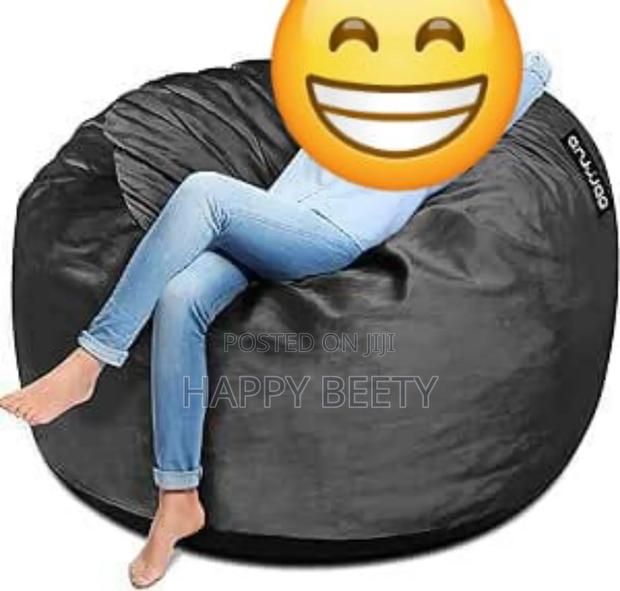 Large Cozy Beanbag Puff - thumbnail 2