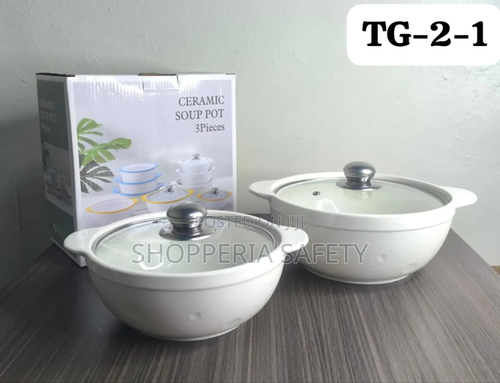 Ceramic Serving Bowls- 3 Pieces Set