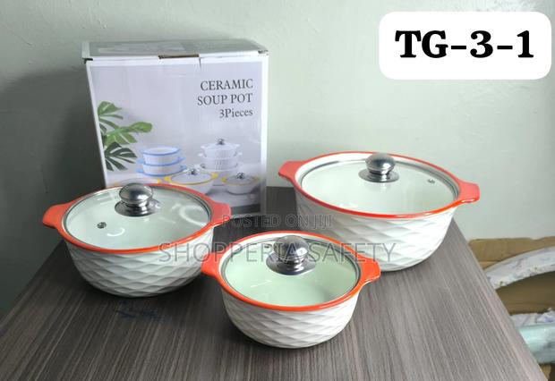 Ceramic Set 3pcs - Serving Bowls - main view
